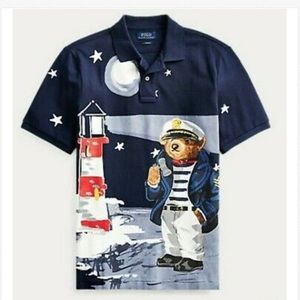Polo Ralph Lauren Nautical Captain Bear Lighthouse